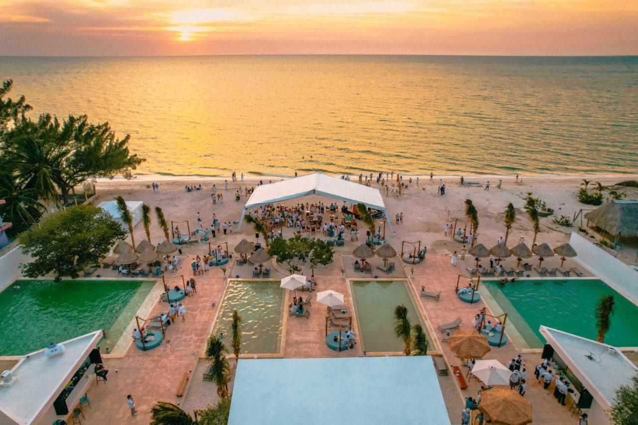 Totem Beach Club Celestun Exterior foto