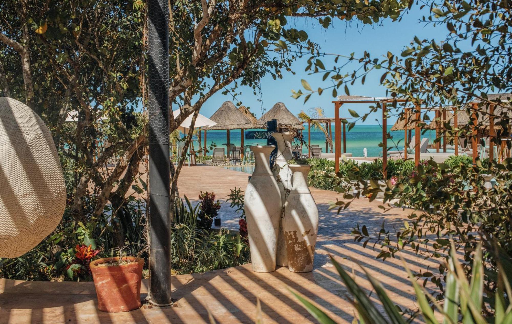 Totem Beach Club Celestun Exterior foto