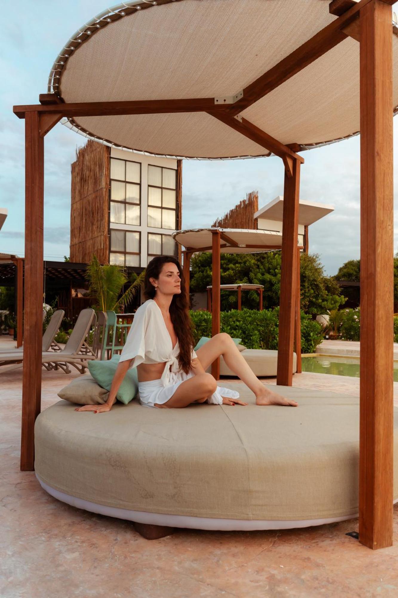 Totem Beach Club Celestun Exterior foto